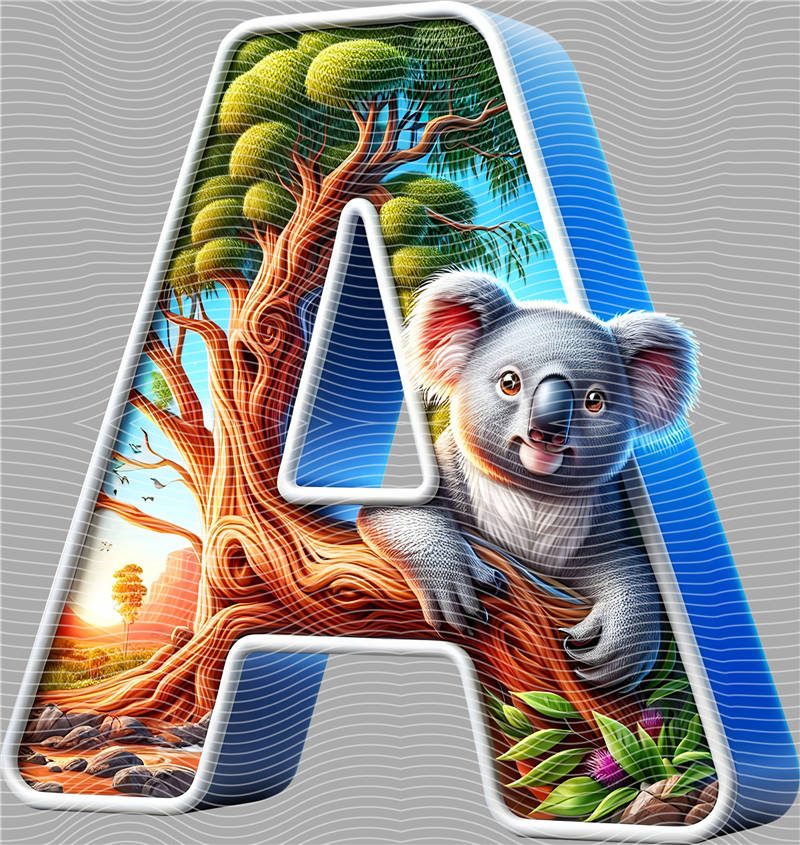 Letters A to Z and Number-AZ 4